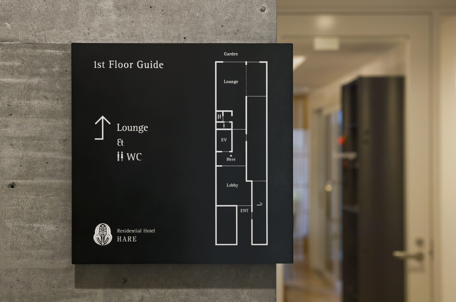 Residential Hotel HARE の外観・内観